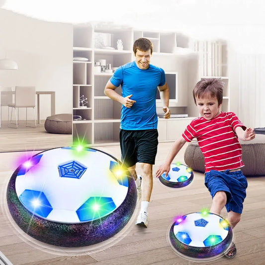 Electric Floating Football with LED Light Music Soccer Ball Outdoor Game Sport Toys for Kids