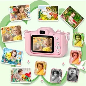 Children Camera 1080P HD Toddler Digital Video Camera 2.0-inch Kids Camera with Silicone Cases