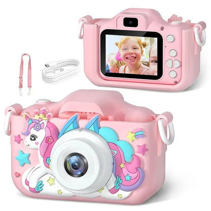 Children Camera 1080P HD Toddler Digital Video Camera 2.0-inch Kids Camera with Silicone Cases