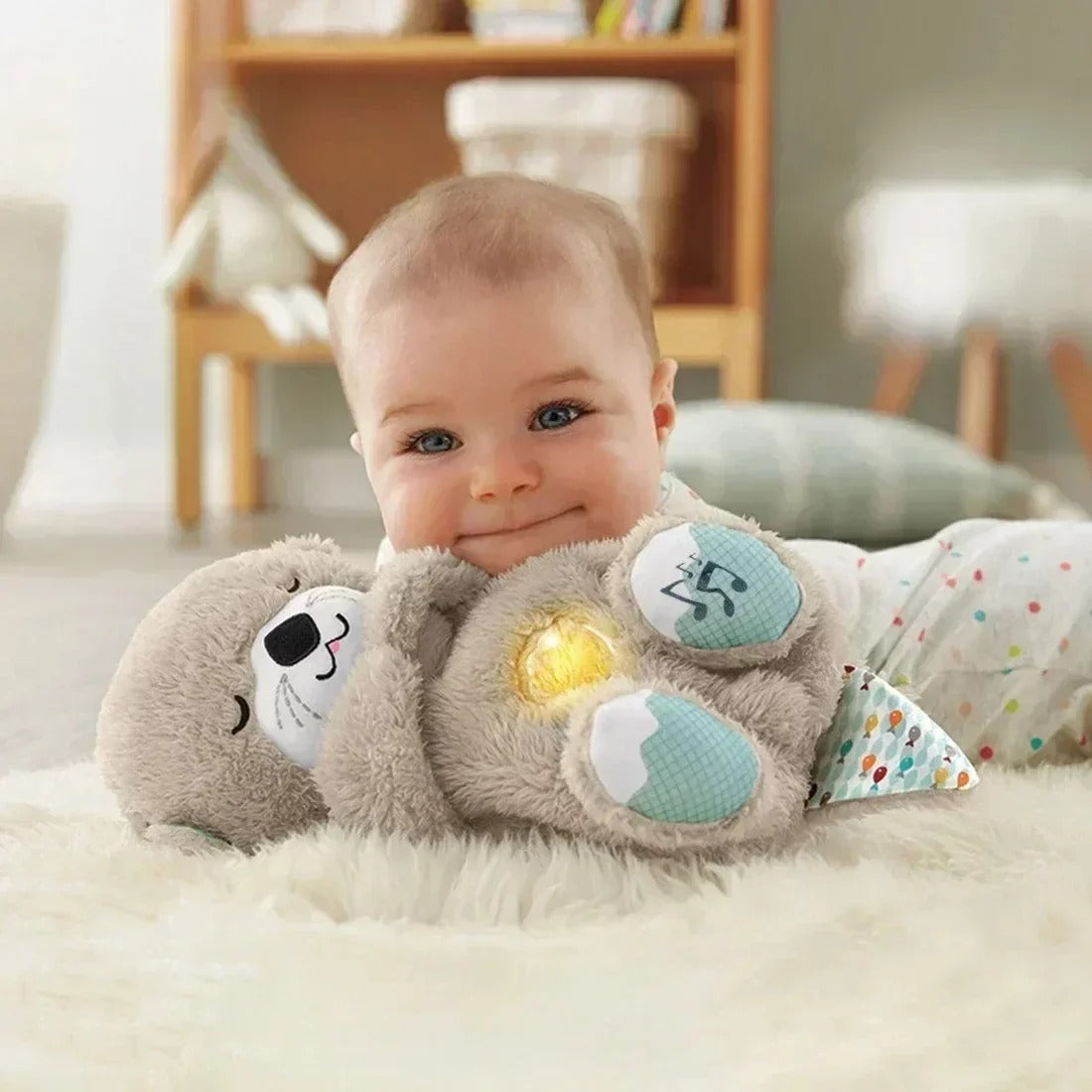 Baby Breath Baby Bear Soothes Otter Plush Toy Doll