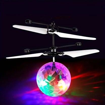 Led Light Suspension Crystal Ball Infrared Induction RC Gesture Control