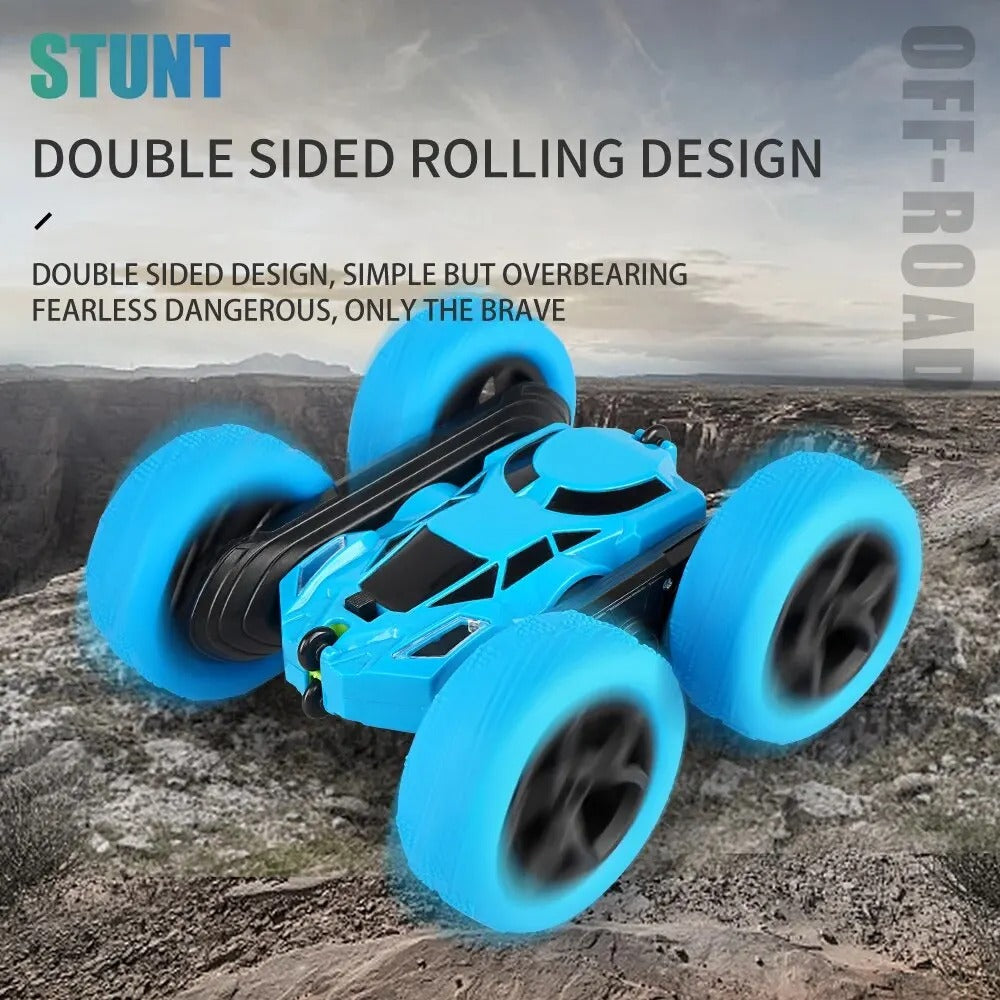 RC Stunt Car Children Double Sided Flip 2.4Ghz Remote Control Car 360 Degree Rotation Off Road