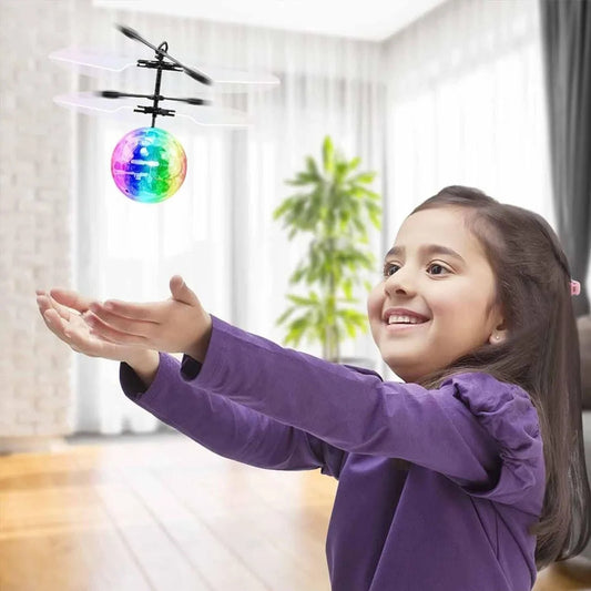 Led Light Suspension Crystal Ball Infrared Induction RC Gesture Control