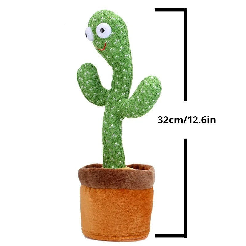 Dancing Talking Cactus Toys For Baby Boys And Girls, Singing Mimicking Recording Repeating What You Say Sunny Cactus Up Plus