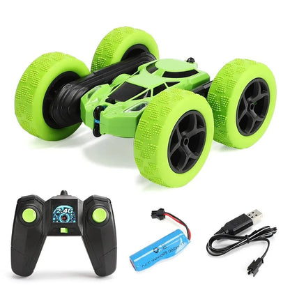 RC Stunt Car Children Double Sided Flip 2.4Ghz Remote Control Car 360 Degree Rotation Off Road