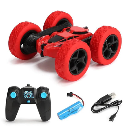 RC Stunt Car Children Double Sided Flip 2.4Ghz Remote Control Car 360 Degree Rotation Off Road